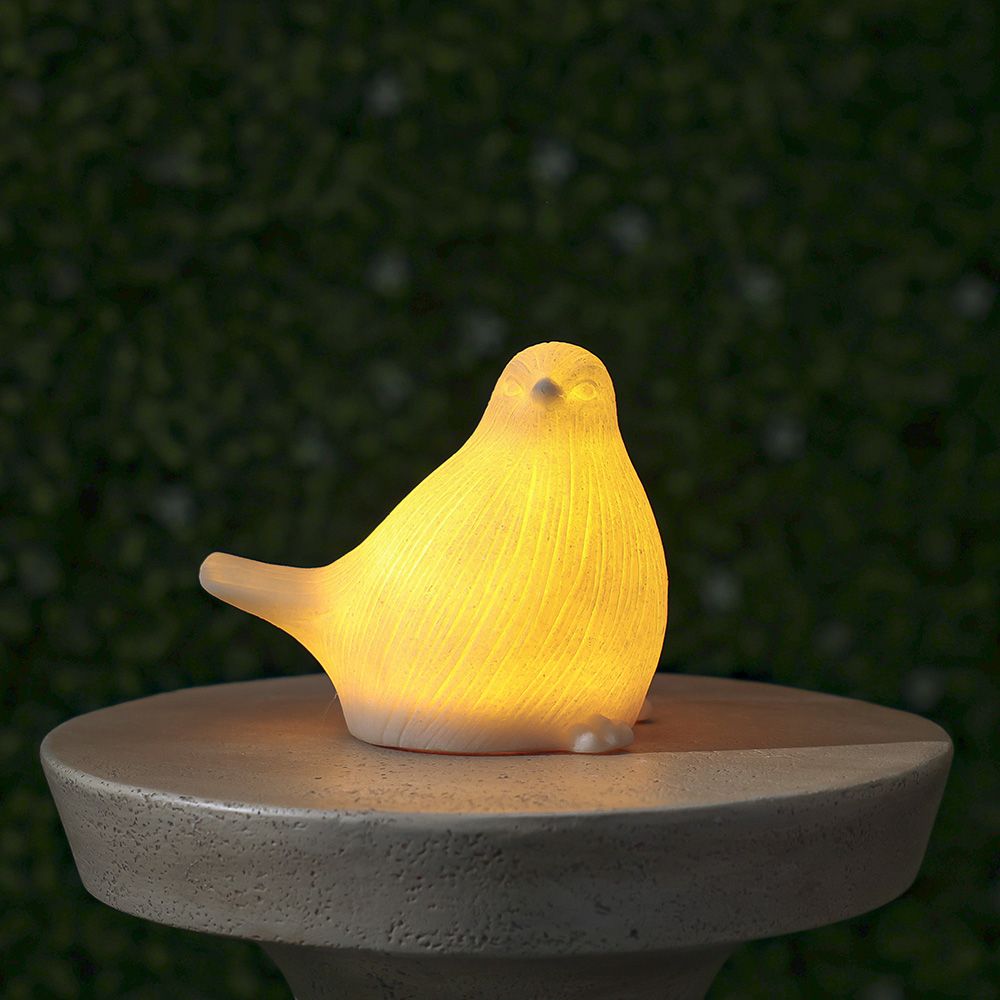 Bird Decor With Light 16X10.6X13.8Cm
