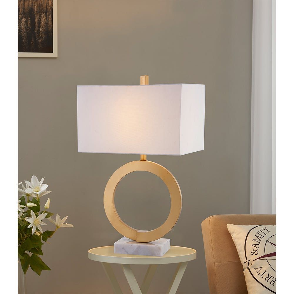 Jonathan Polyresin Table Lamp Gold -Tl22080
