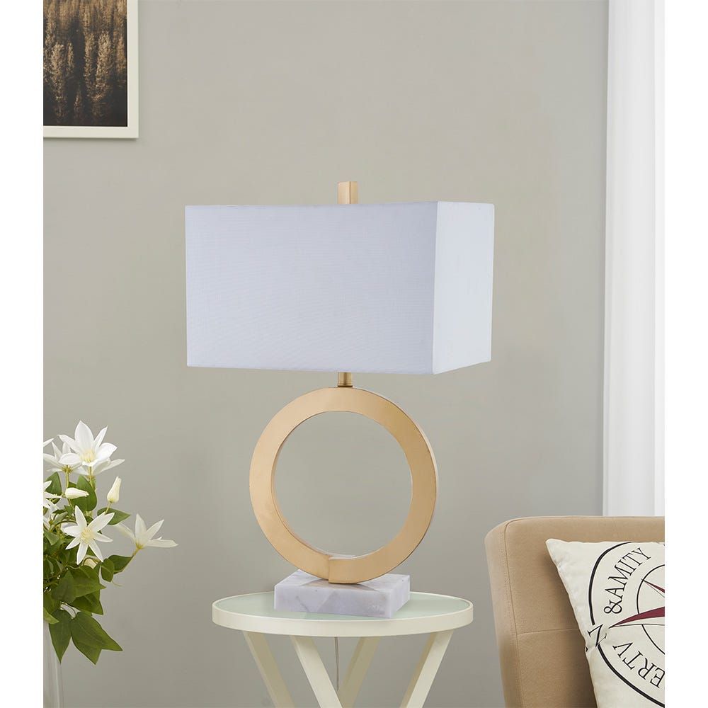 Jonathan Polyresin Table Lamp Gold -Tl22080