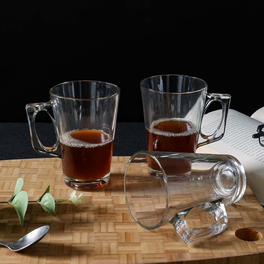 Buy Coffee Tea Glass Set Of 3 Pcs Online | Danube Home UAE