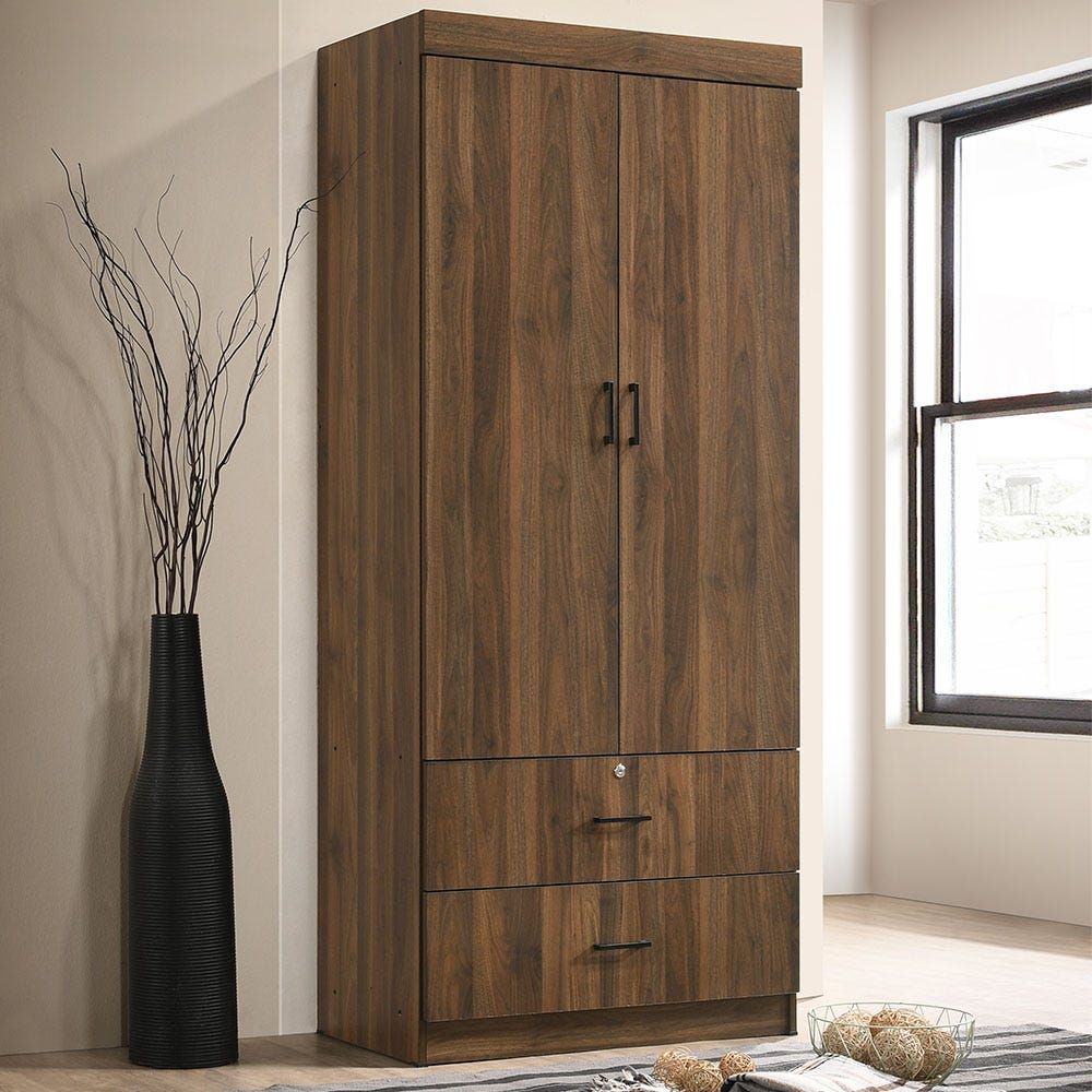 Sante 2 Door + 2 Drawer Wardrobe-Columbia