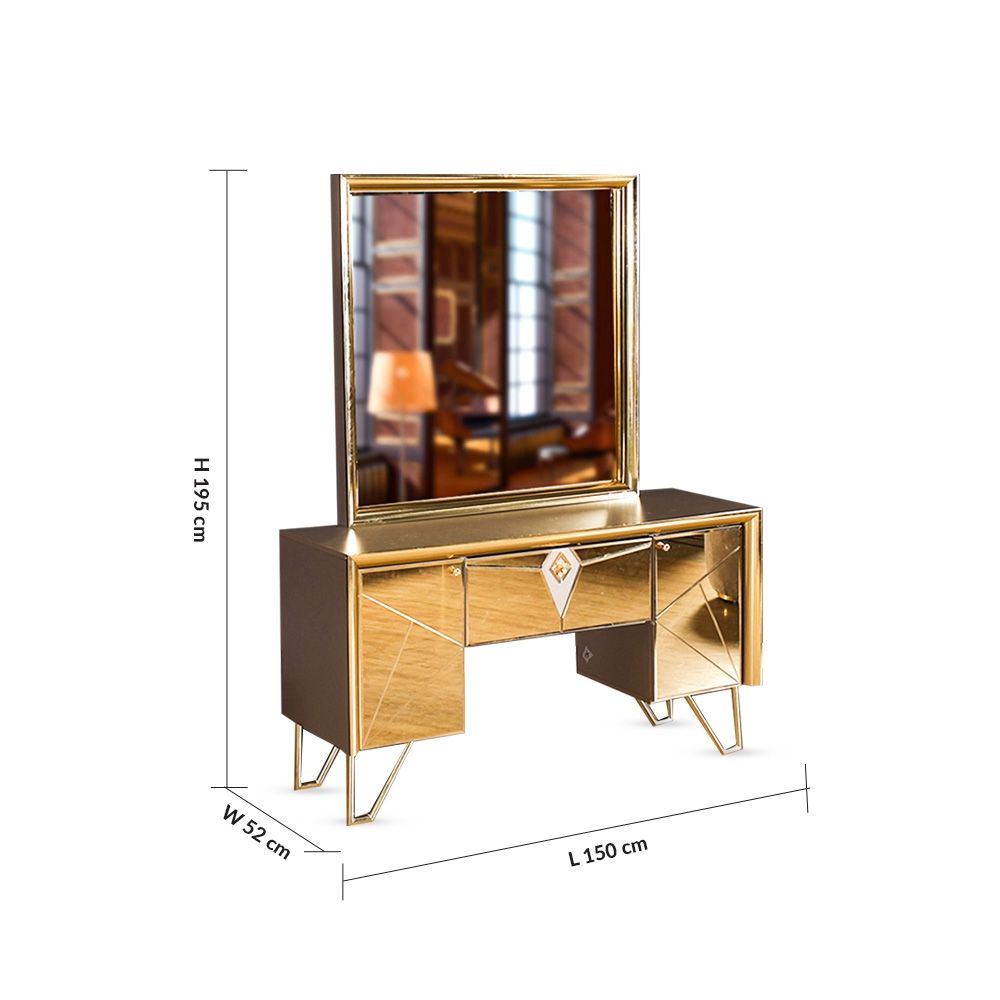 Buy Bentley 180x200 King Bedroom Set - Beige/Gold - With 2-Year Warranty  Online in Oman | Danube Home