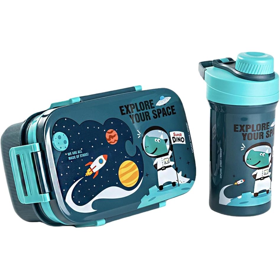 Buy Twisoo Kids Space Lunch Box and Water Bottle Combo Set - 1800ml ...